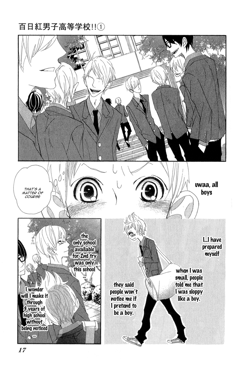 Sarusuberi Danshi Koutou Gakkou!! Chapter 1 page 19 - Chapter 1
