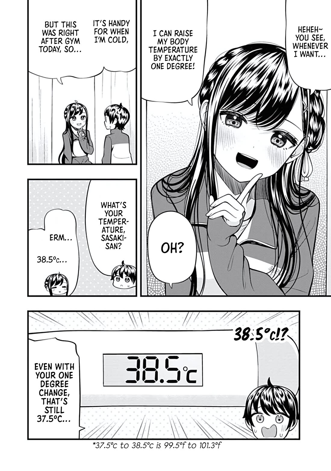 Sasaki-san Is Just a Little Bit Amazing. Chapter 10 page 10 - Chapter 10: Body Temperature Control