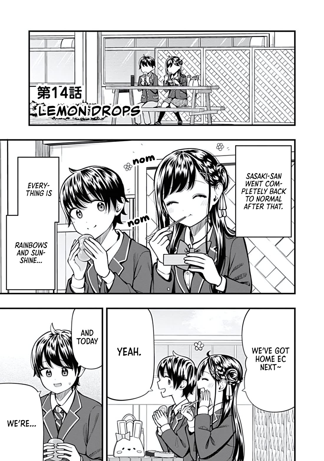 Sasaki-san Is Just a Little Bit Amazing. Chapter 14 page 1 - Chapter 14: Lemon Drops