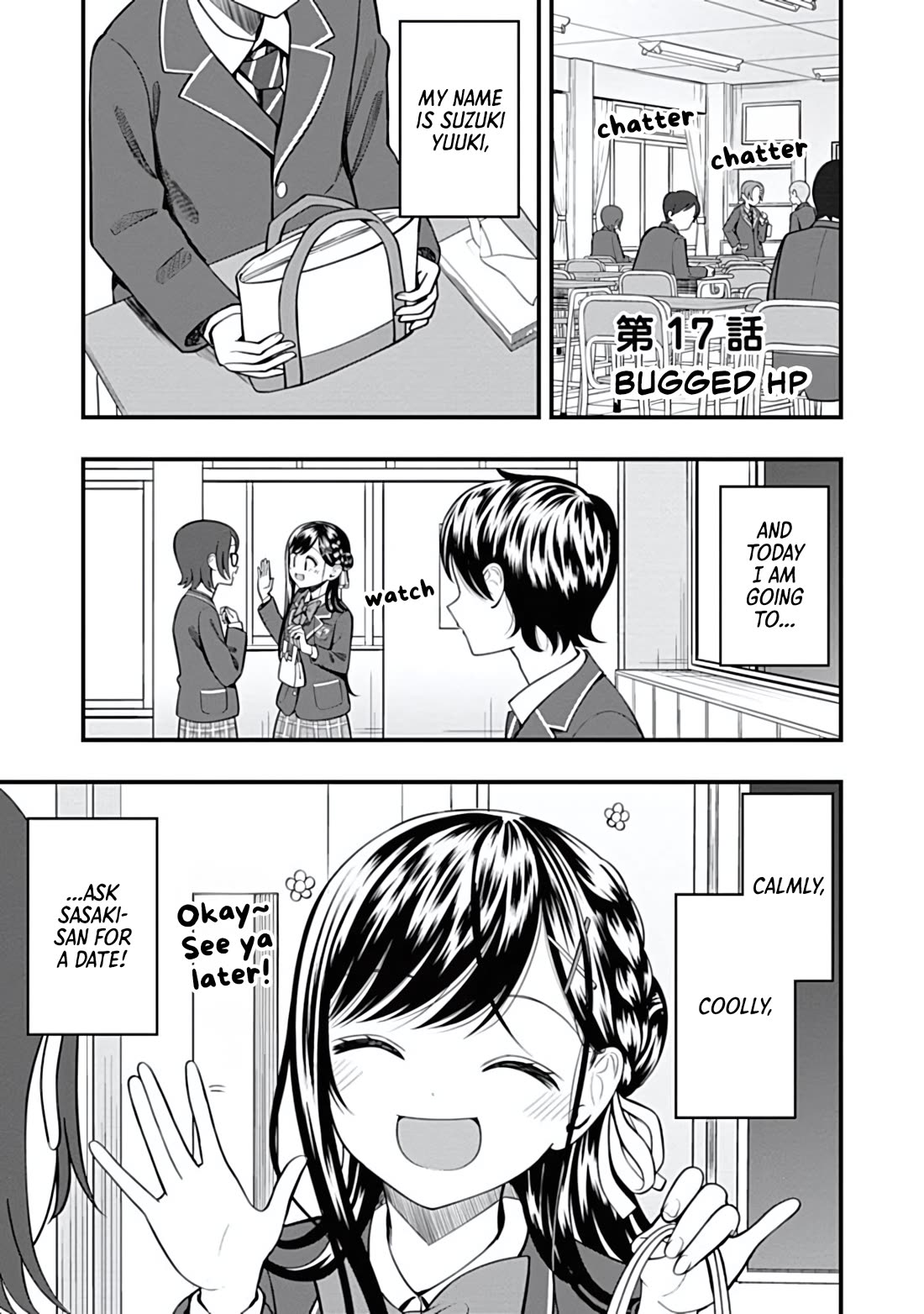 Sasaki-san Is Just a Little Bit Amazing. Chapter 17 page 1 - Chapter 17: Bugged HP