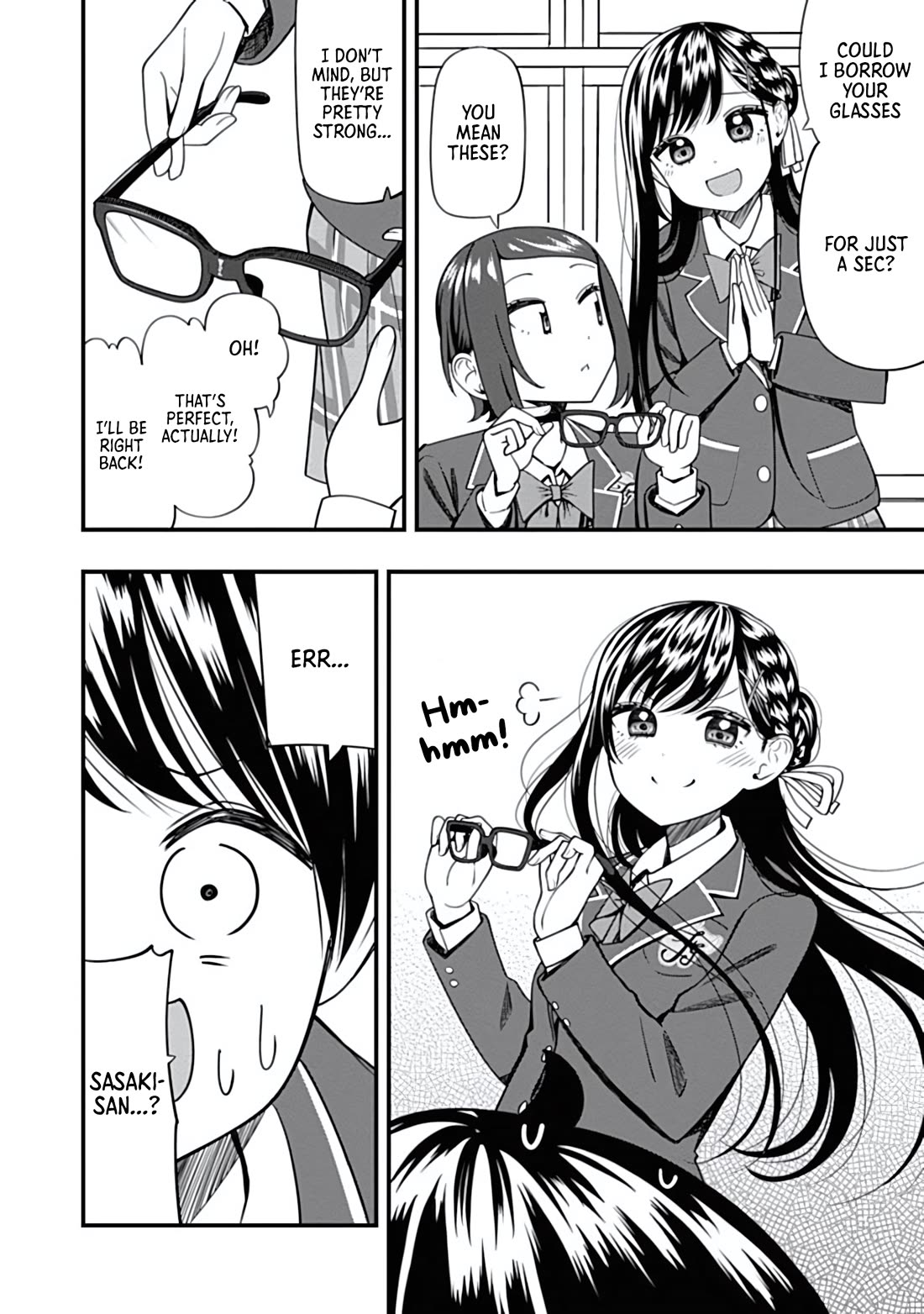 Sasaki-san Is Just a Little Bit Amazing. Chapter 18 page 12 - Chapter 18: Lie-O-Vision