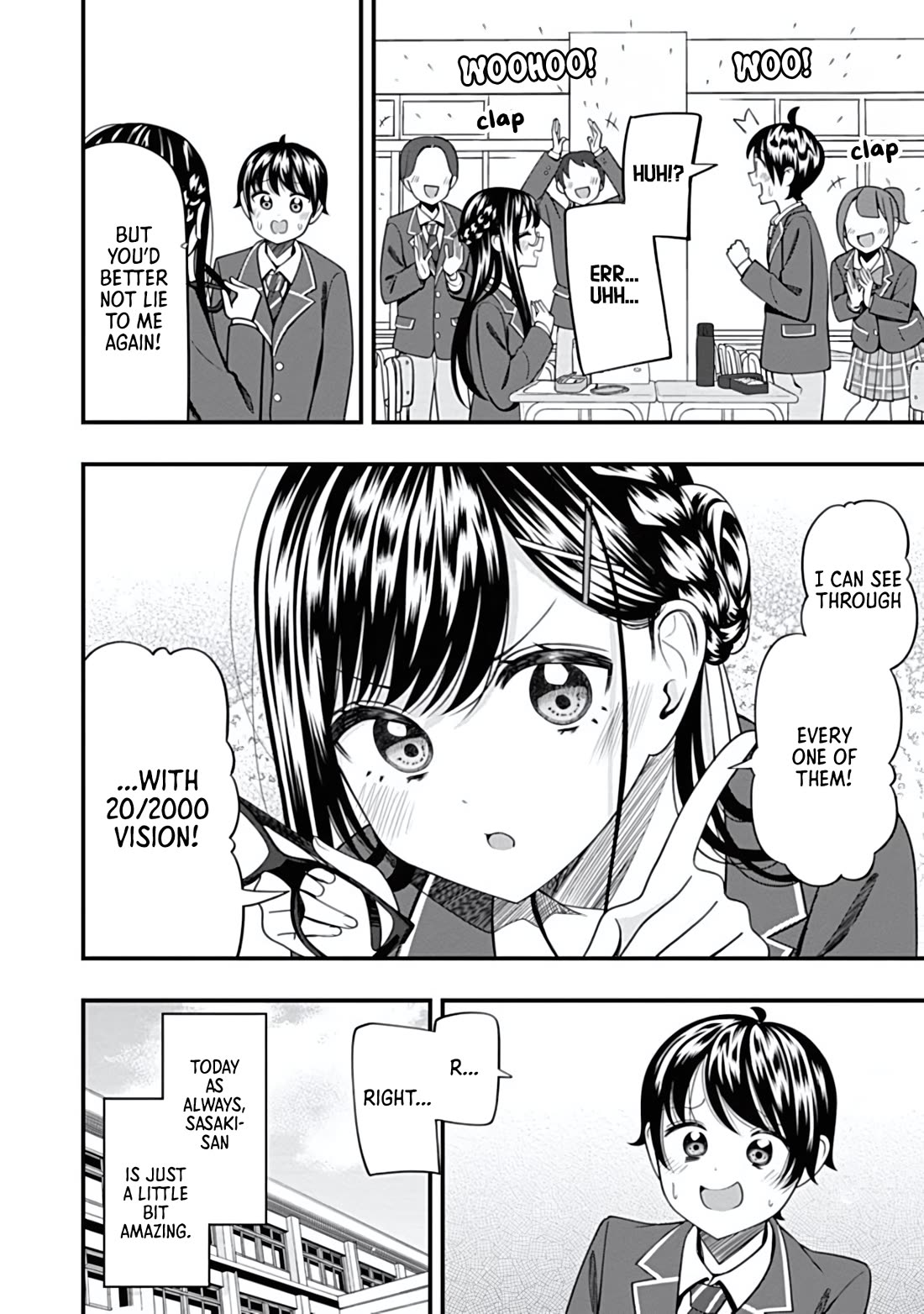 Sasaki-san Is Just a Little Bit Amazing. Chapter 18 page 20 - Chapter 18: Lie-O-Vision