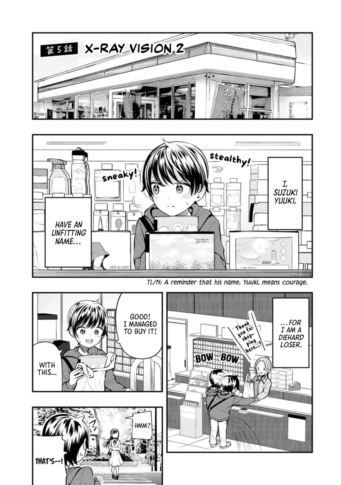 Sasaki-san Is Just a Little Bit Amazing. Chapter 5 page 1 - Chapter 5: X-Ray Vision 2
