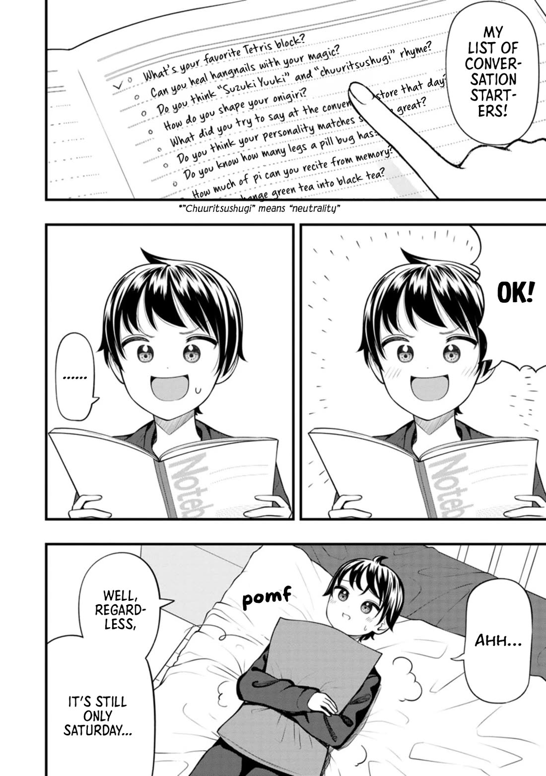 Sasaki-san Is Just a Little Bit Amazing. Chapter 7 page 13 - Chapter 7: Telepathy