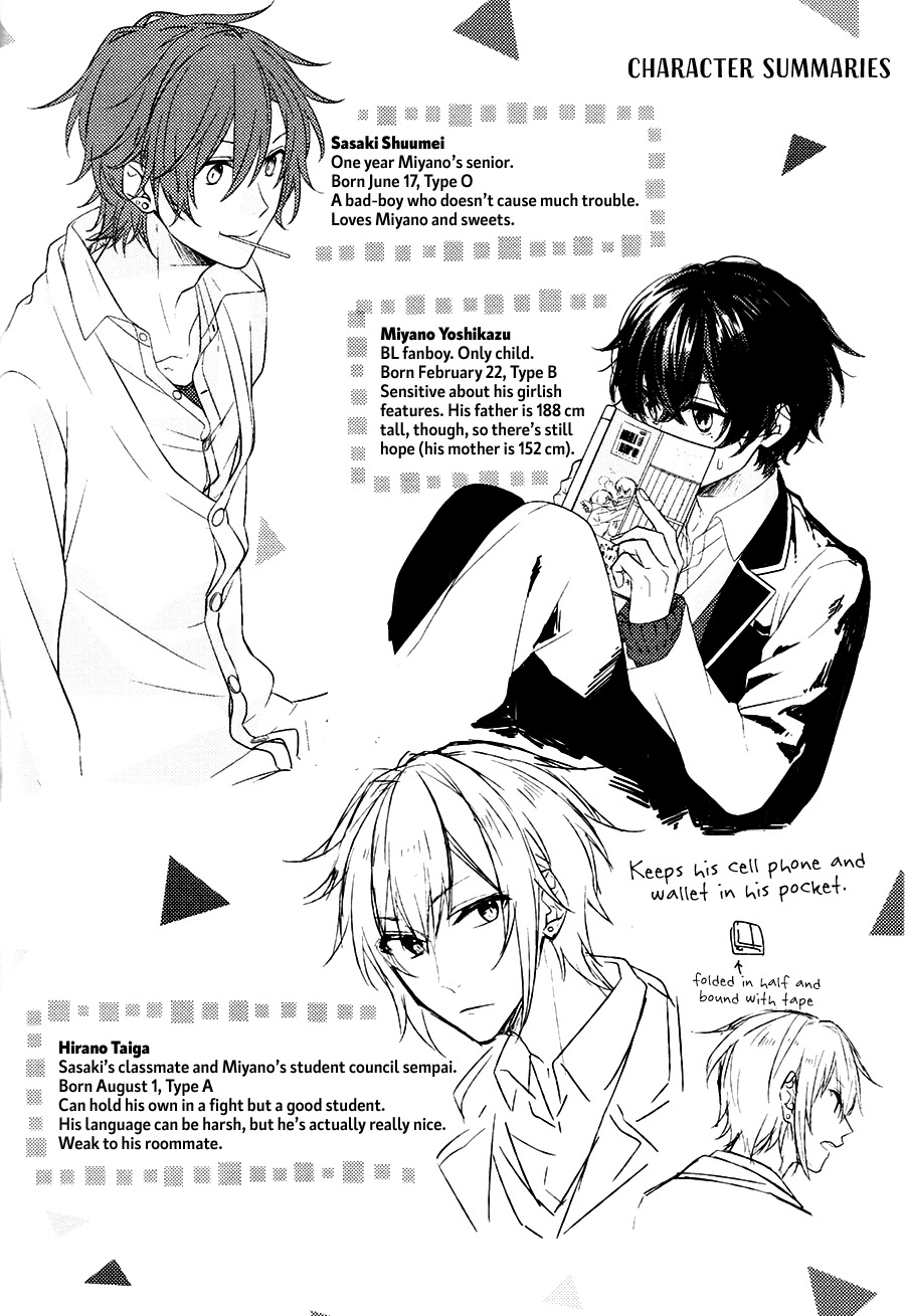 Sasaki to Miyano Chapter 12.1 page 19 - Chapter 12.1: Extras