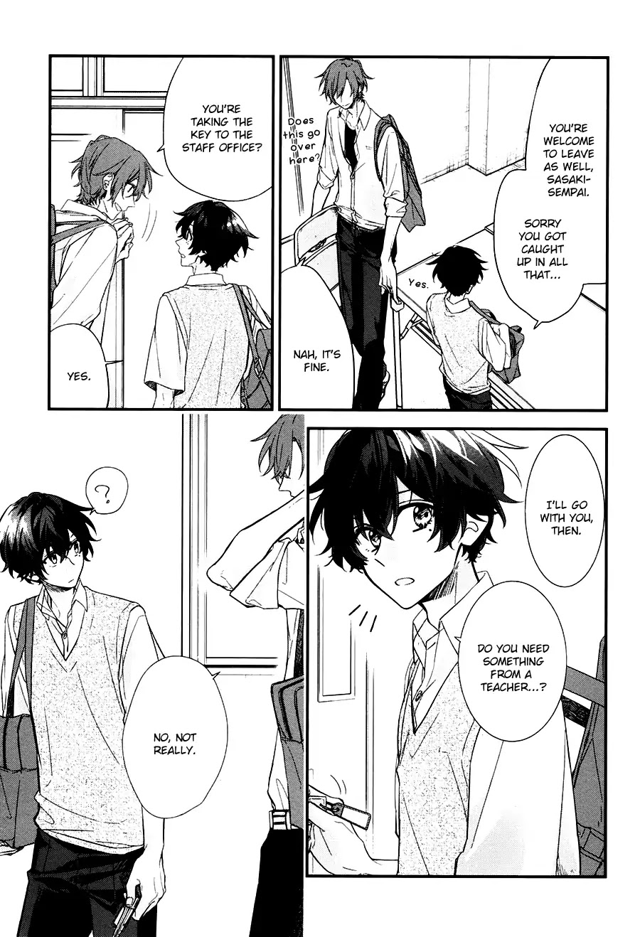 Sasaki to Miyano Chapter 19 page 20 - Chapter 19: Committee