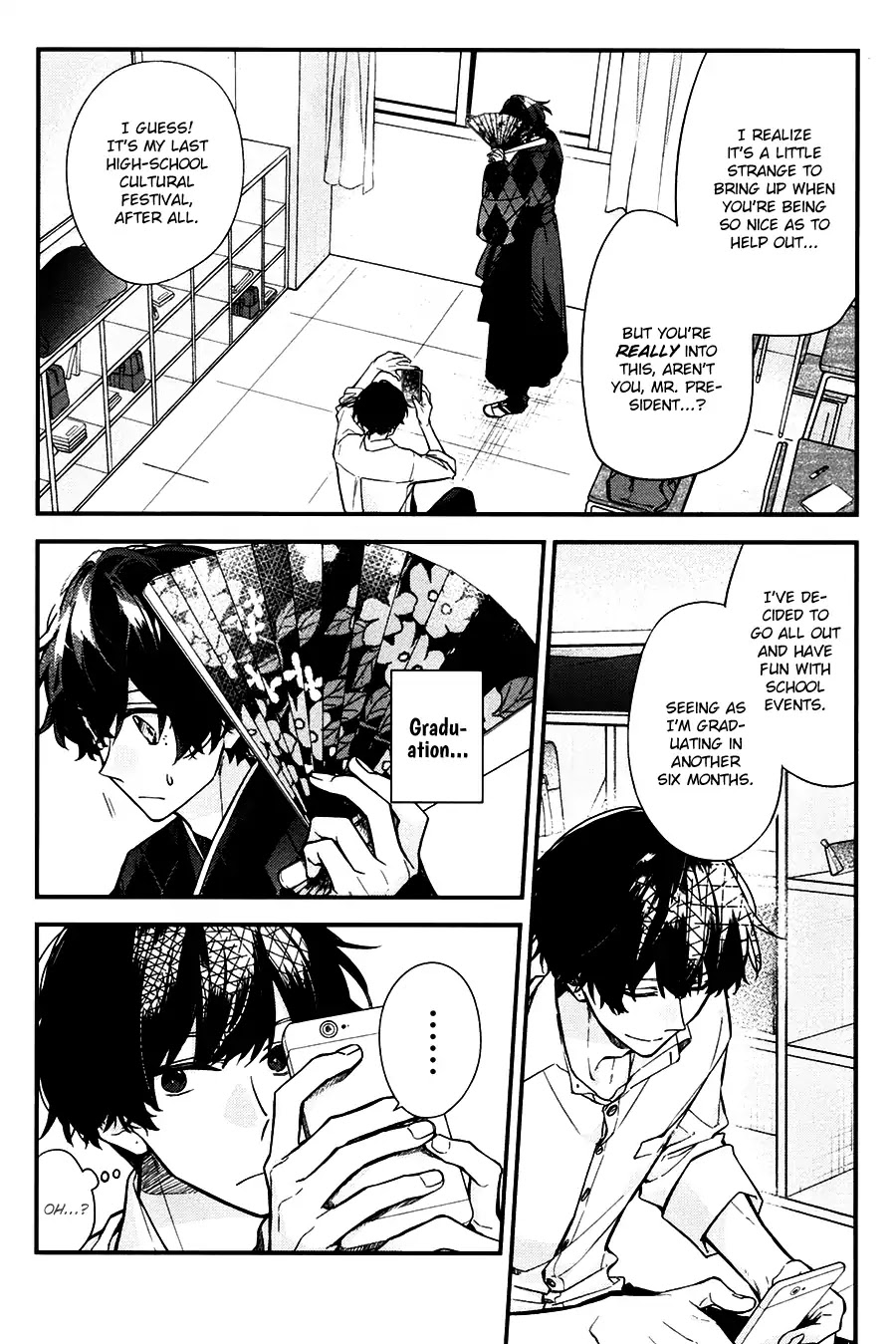 Sasaki to Miyano Chapter 22 page 18 - Chapter 22: Realization