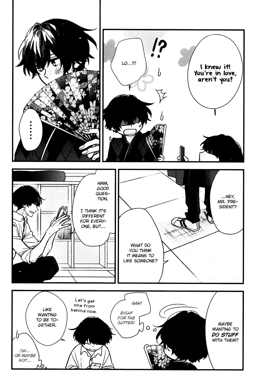 Sasaki to Miyano Chapter 22 page 19 - Chapter 22: Realization