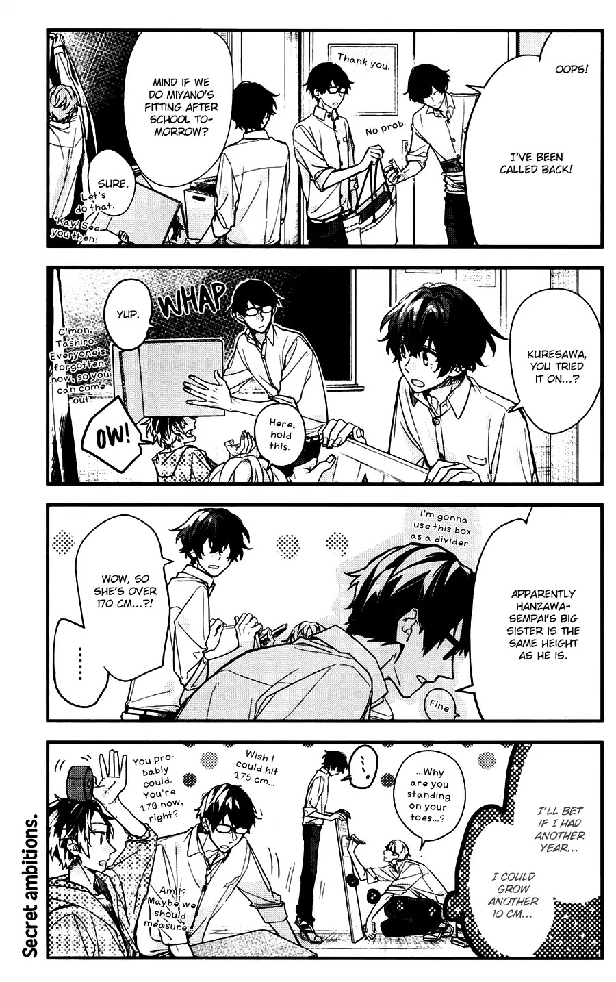 Sasaki to Miyano Chapter 22 page 8 - Chapter 22: Realization