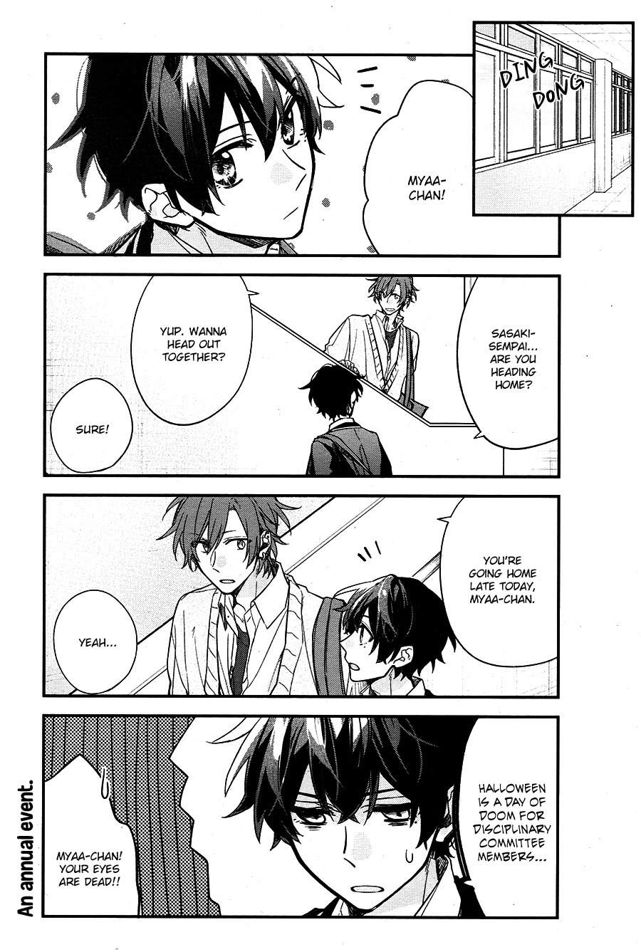 Sasaki to Miyano Chapter 23.6 page 13 - Halloween 2018 Extra