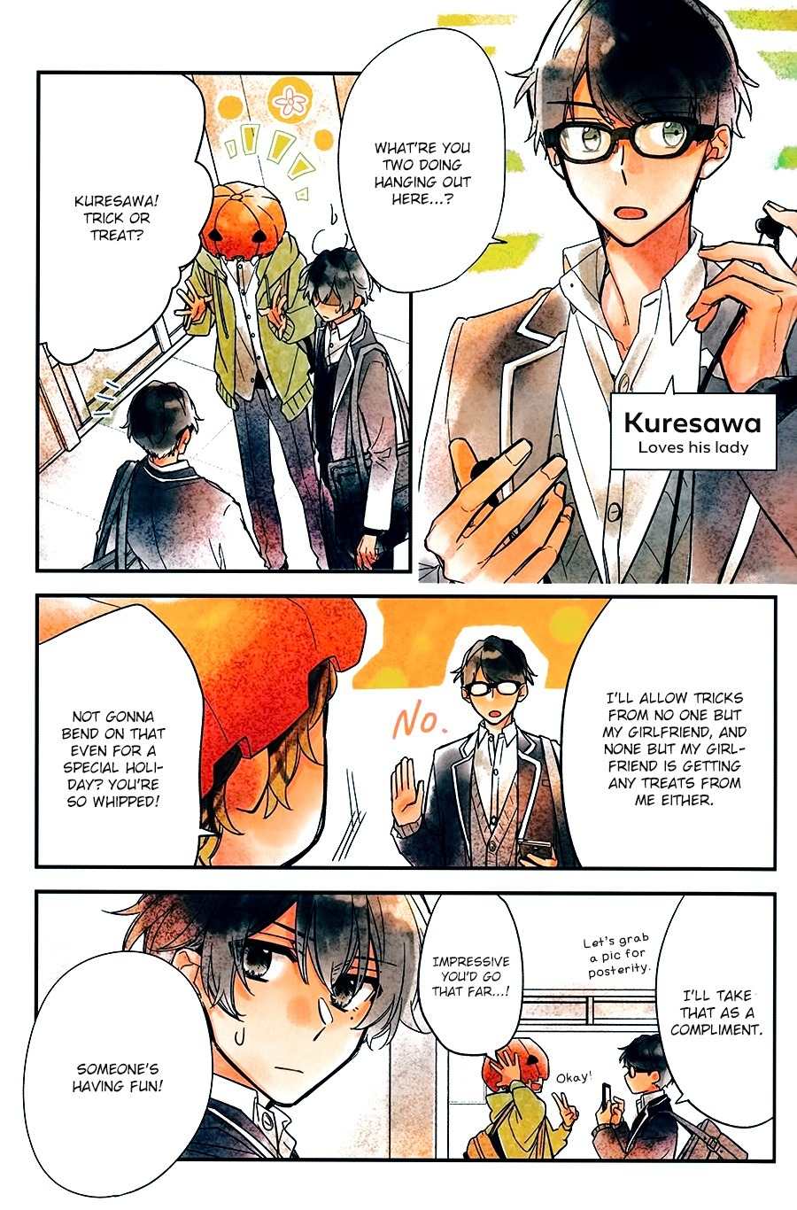 Sasaki to Miyano Chapter 23.6 page 6 - Halloween 2018 Extra