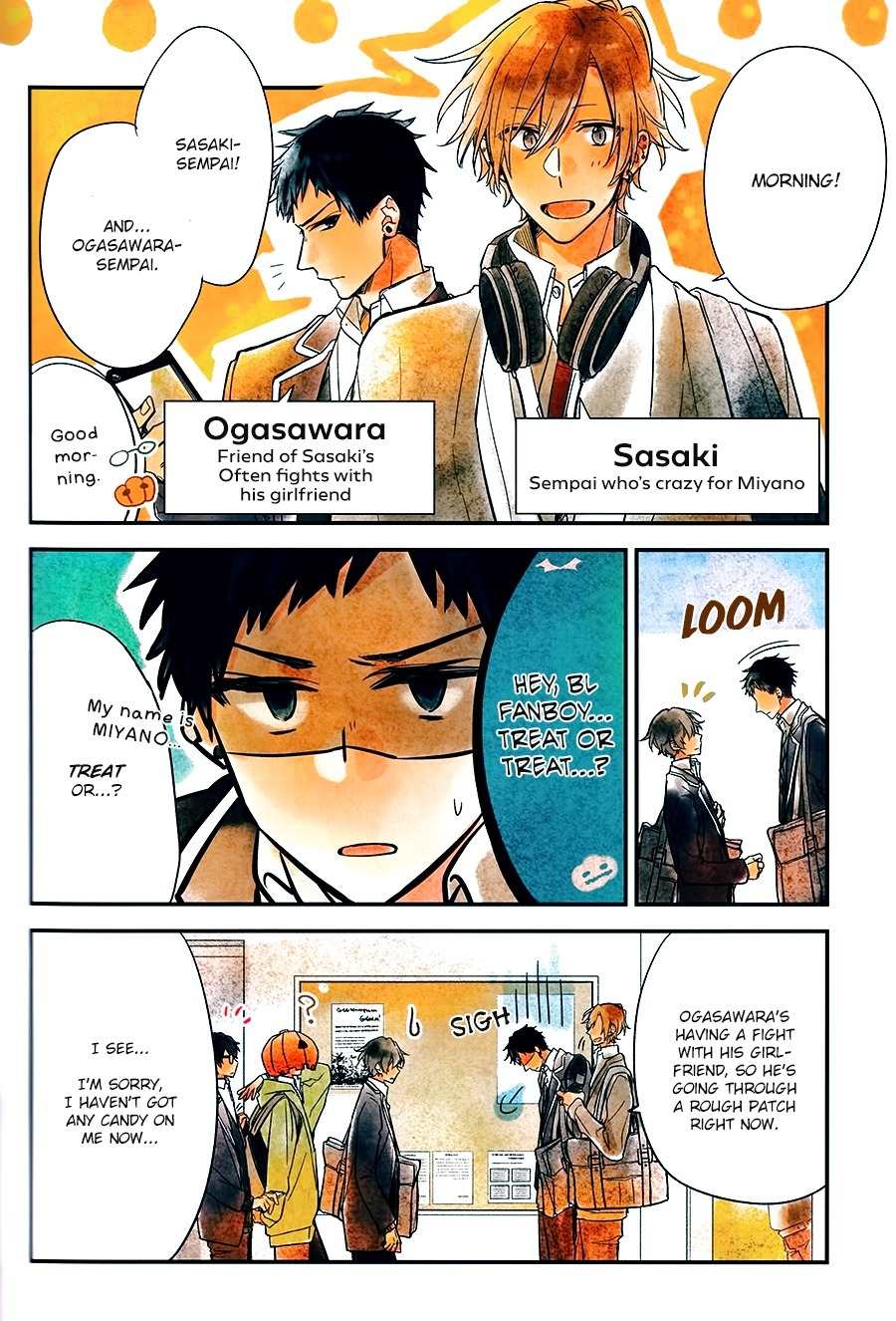 Sasaki to Miyano Chapter 23.6 page 7 - Halloween 2018 Extra