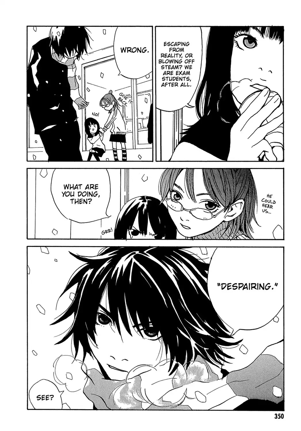 Sasameke Chapter 10.5 page 4 - Vol.1 Omake ☆02: The Whispering Kick of Youth
