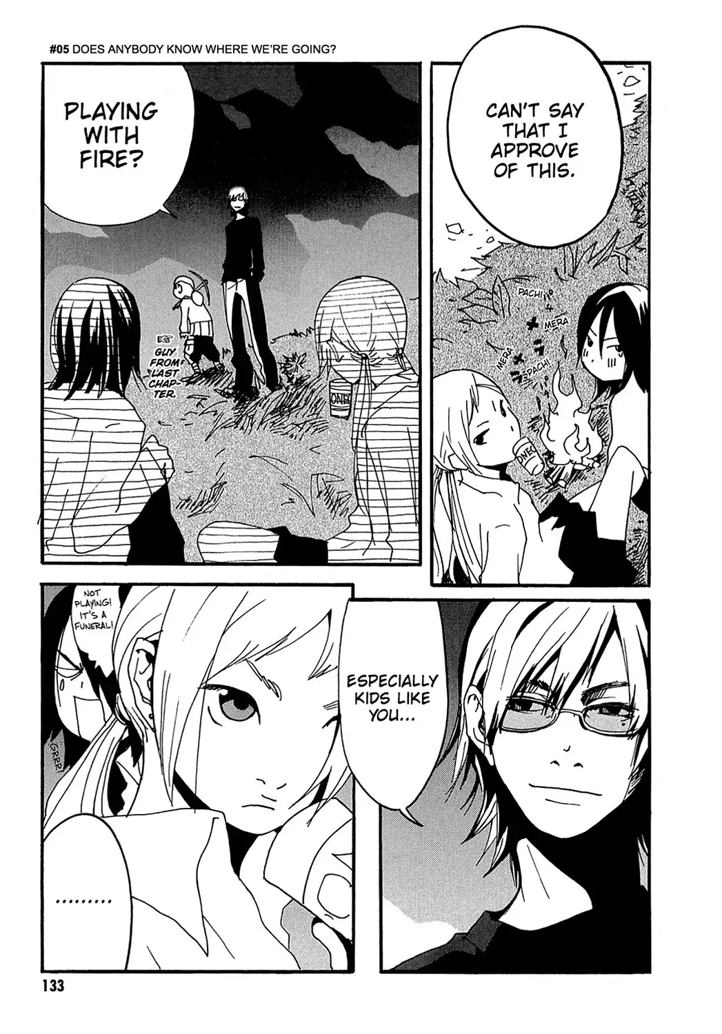 Sasameke Chapter 5 page 1 - Chapter 5: Vol.1 #5: Does Anybody Know Where We're Going?