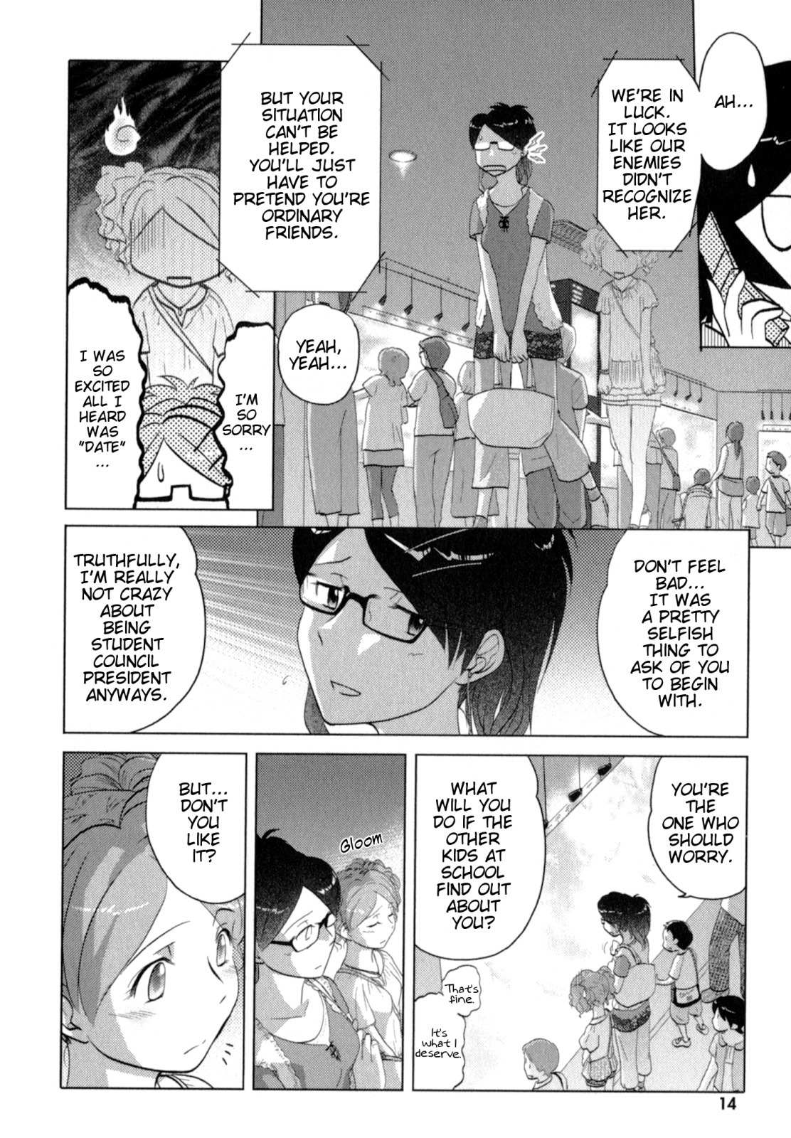 Sasameki Koto Chapter 41 page 15 - Chapter 41: In & Out