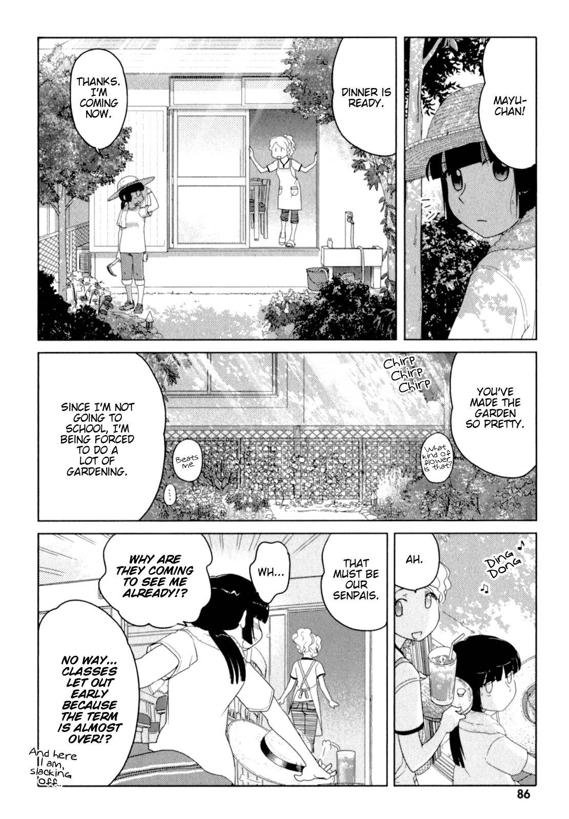Sasameki Koto Chapter 44 page 6 - Chapter 44: Blooming Garden