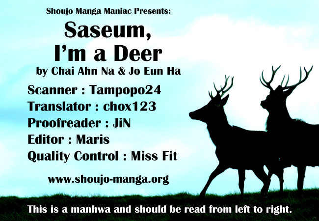 Saseum, I'm a deer Chapter 12 page 1 - Chapter 12: Unfortunately