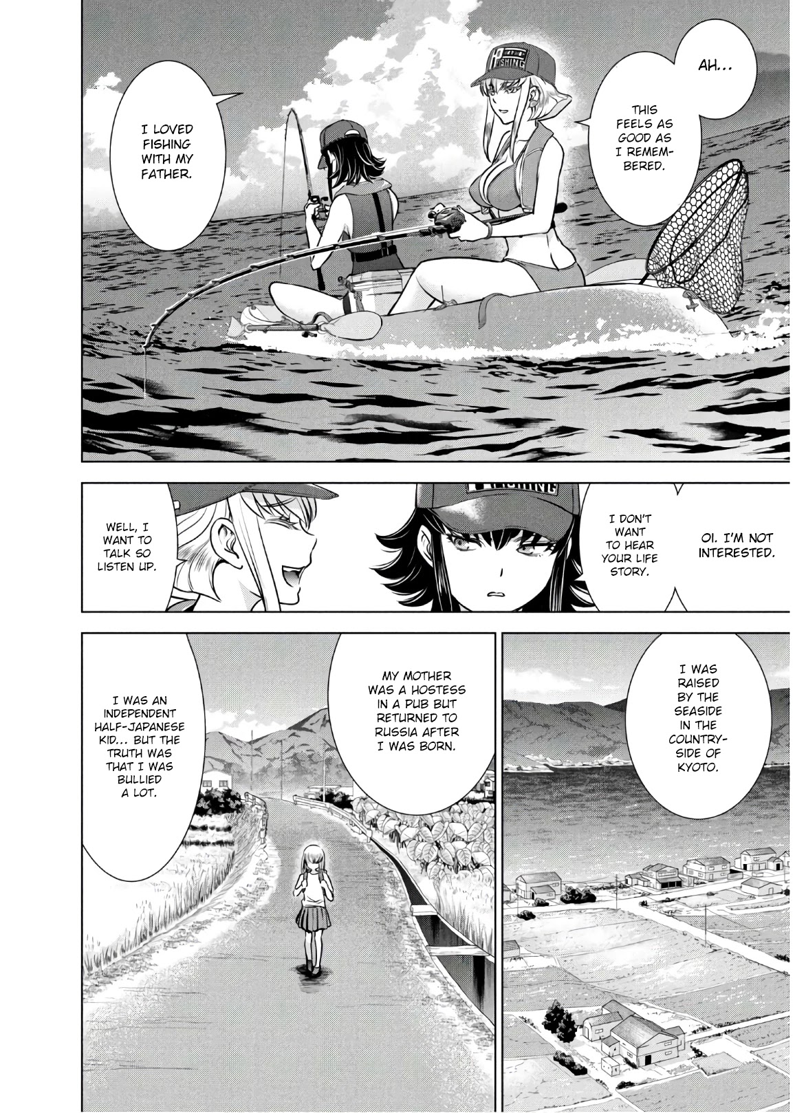 Satanofani Chapter 104 page 12 - Chapter 104: Kayak Fishing