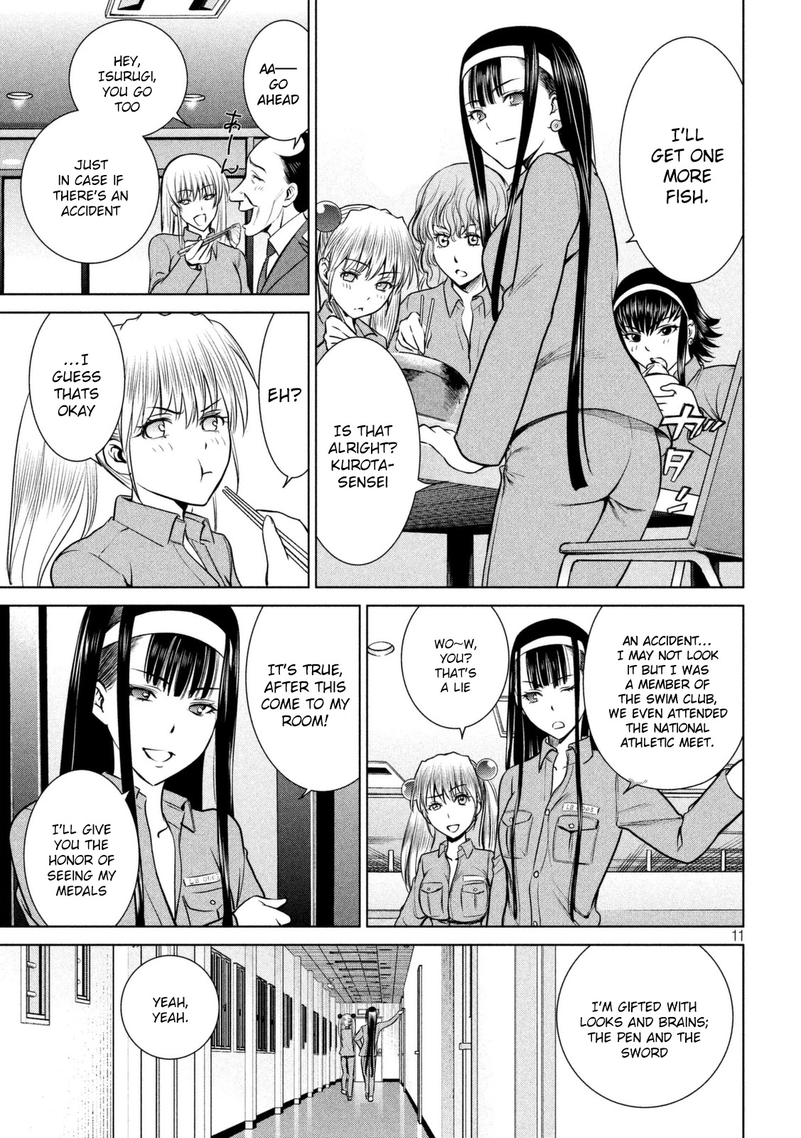 Satanofani Chapter 18 page 12 - Chapter 18: Japanese Yellowtail Party