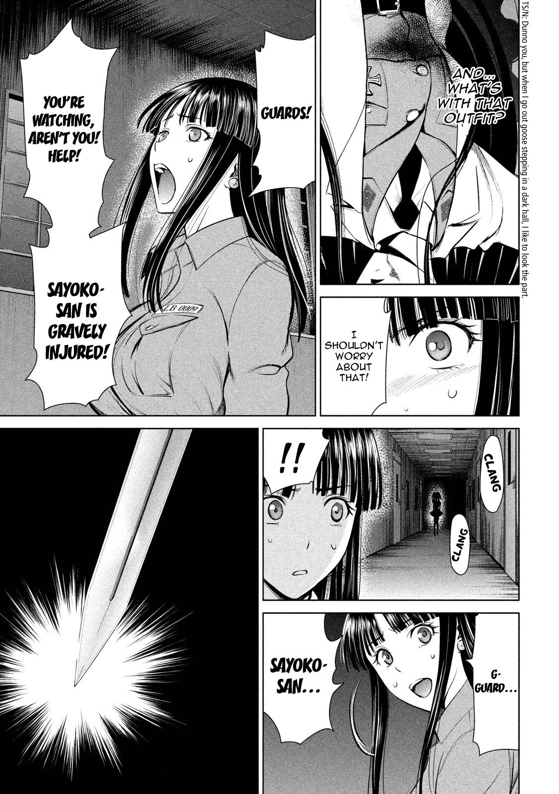 Satanofani Chapter 5 page 16 - Chapter 5: Haguro Prison at Night