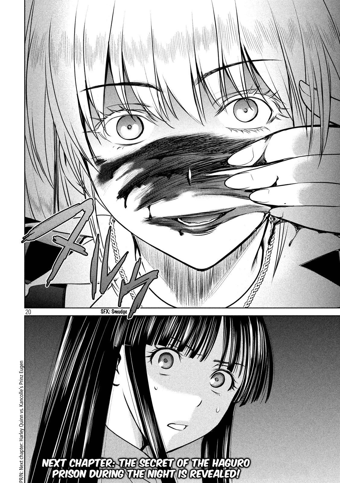 Satanofani Chapter 5 page 19 - Chapter 5: Haguro Prison at Night