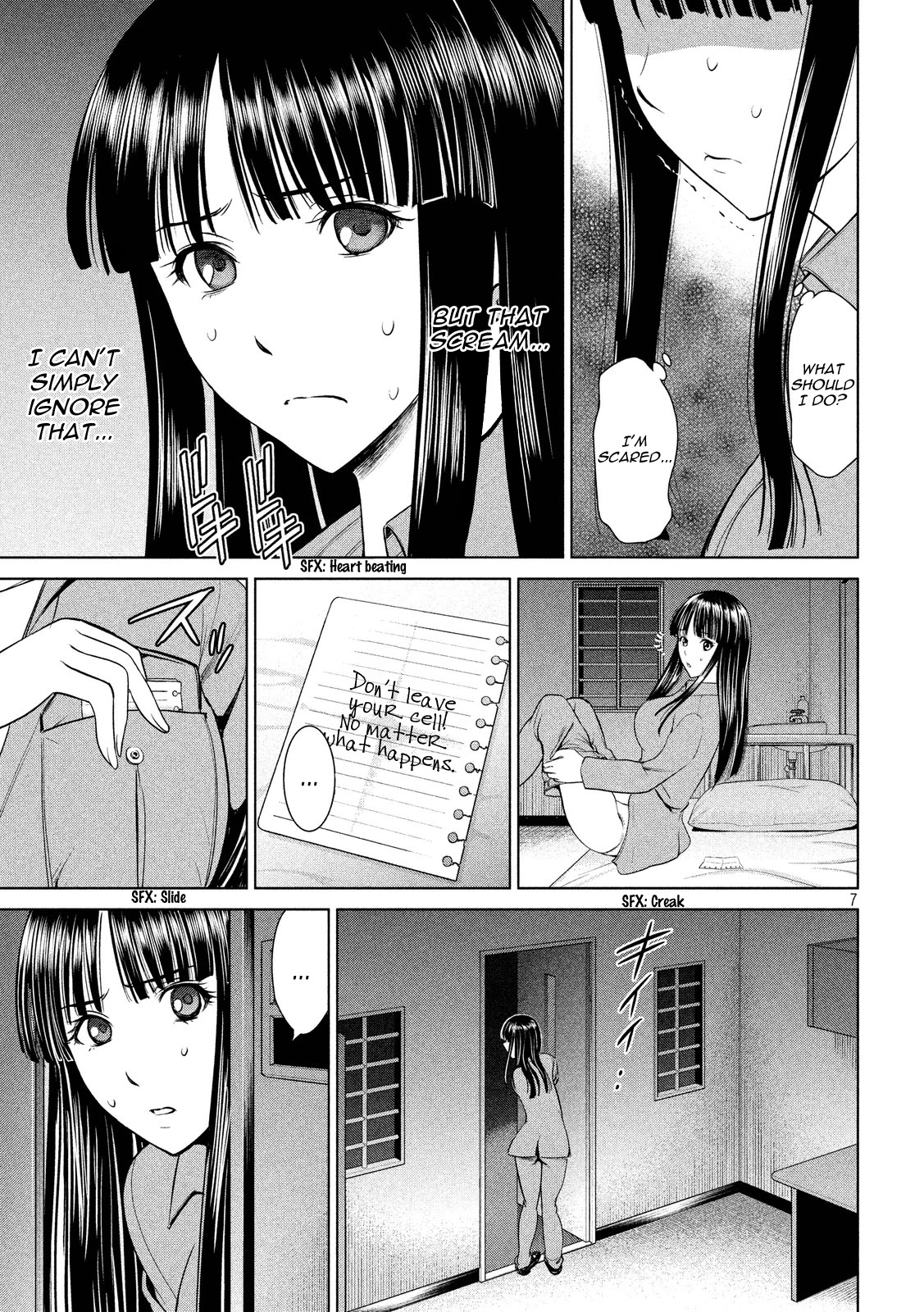 Satanofani Chapter 5 page 7 - Chapter 5: Haguro Prison at Night