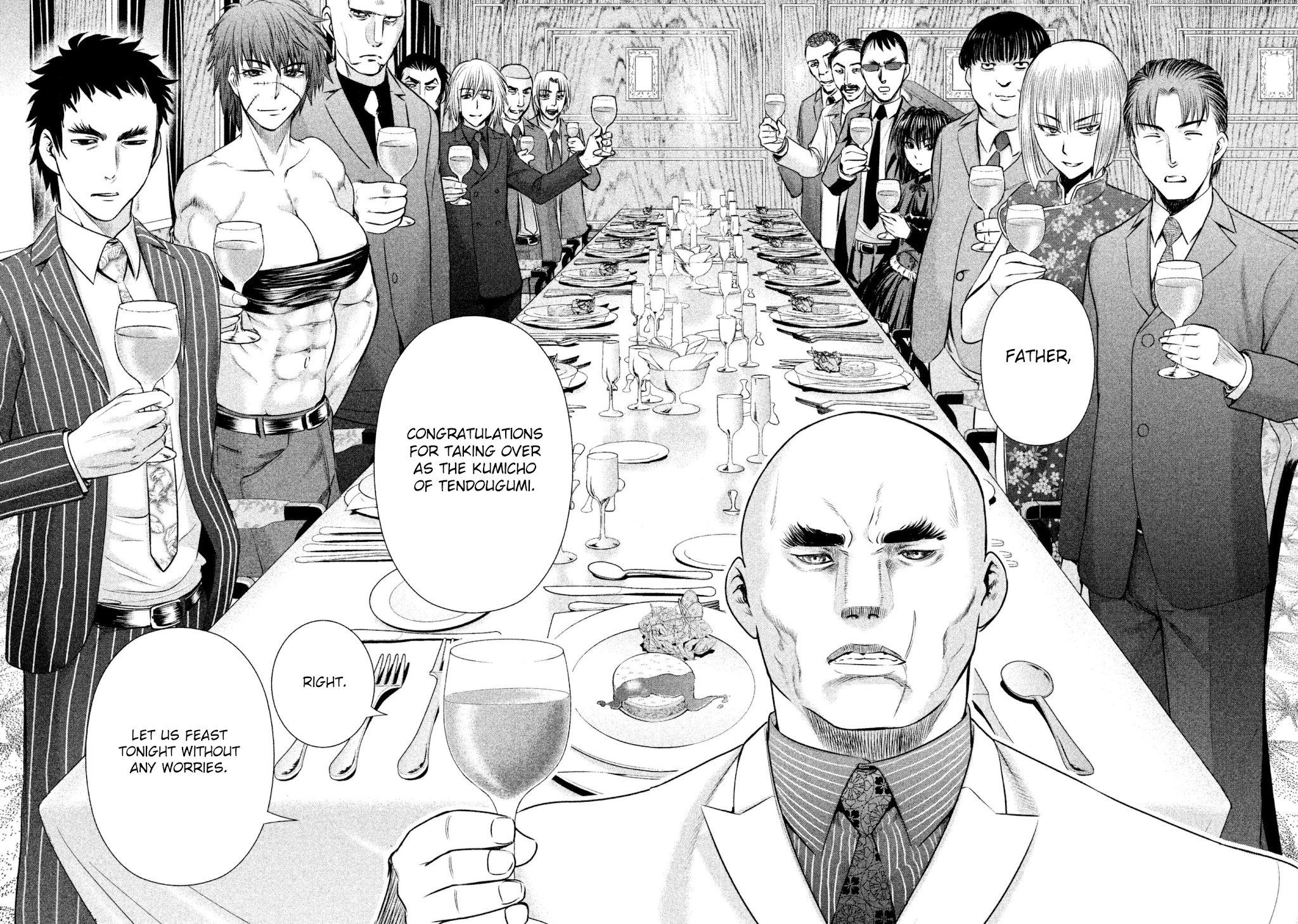 Satanofani Chapter 57 page 4 - Chapter 57: Celebration on Board