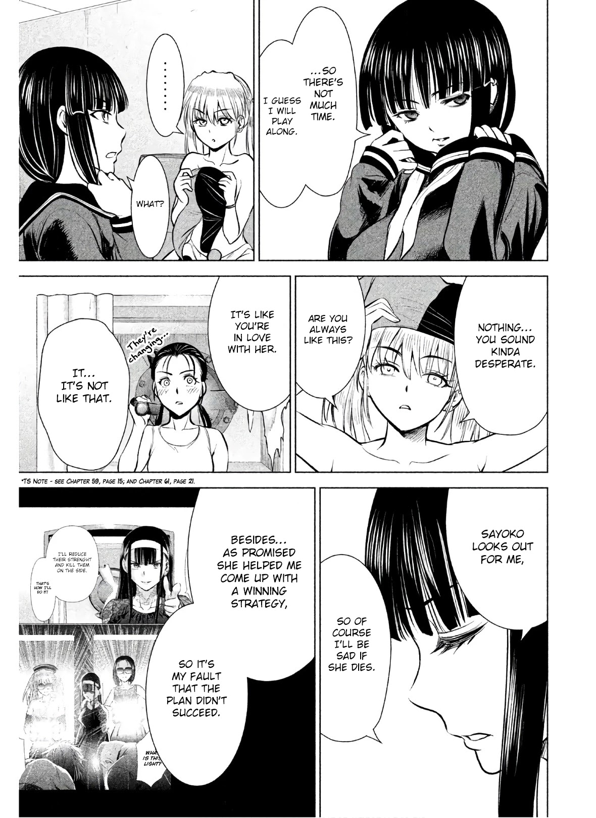 Satanofani Chapter 69 page 18 - Chapter 69: Hold On, Sayoko