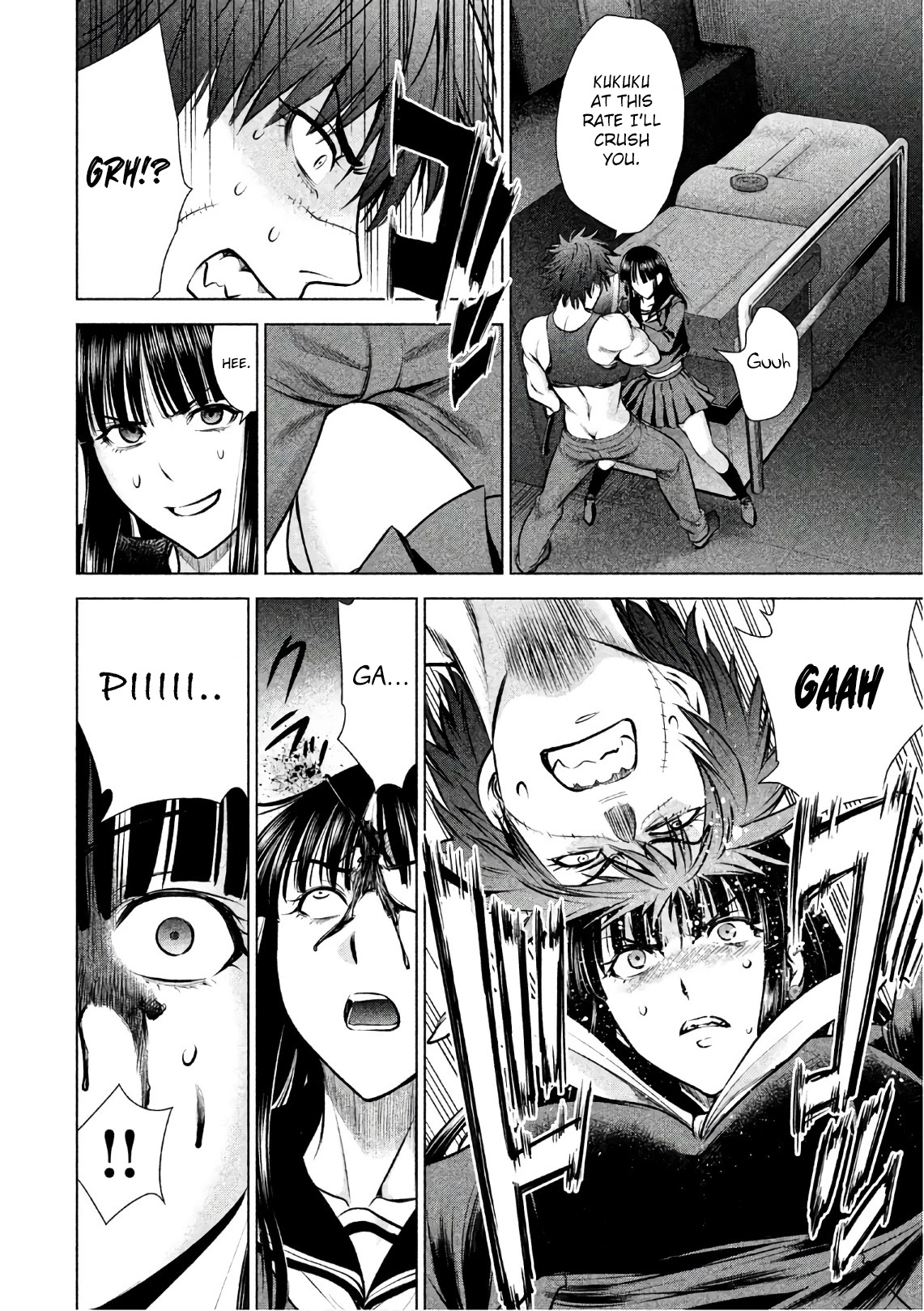 Satanofani Chapter 77 page 13 - Chapter 77: Wrestler Kanzaki