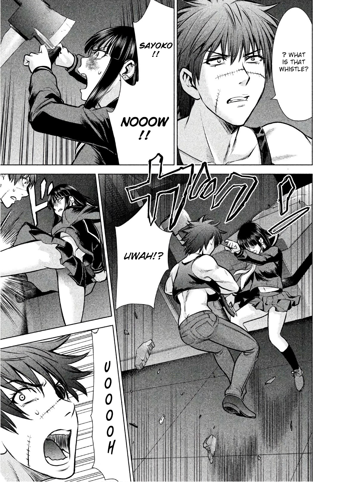 Satanofani Chapter 77 page 14 - Chapter 77: Wrestler Kanzaki