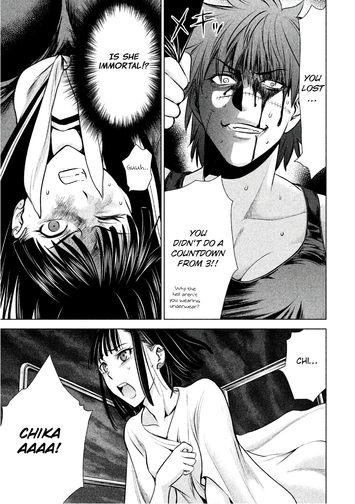 Satanofani Chapter 77 page 24 - Chapter 77: Wrestler Kanzaki