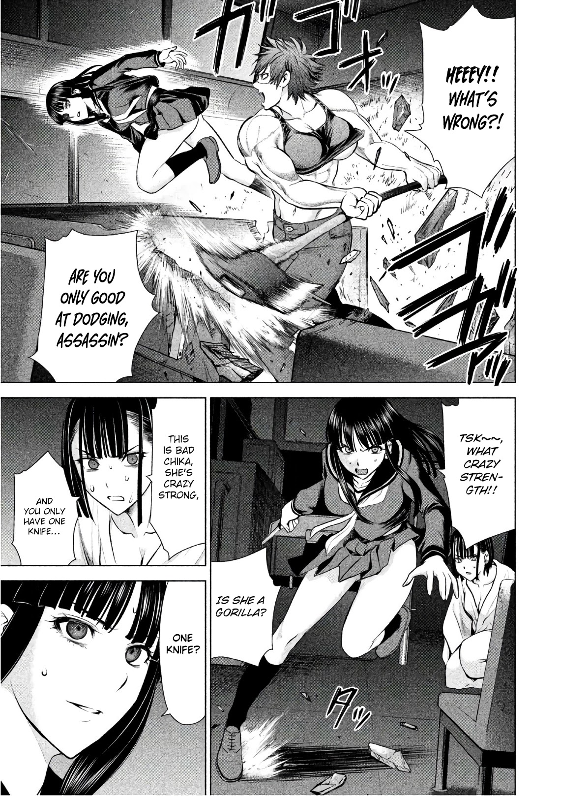 Satanofani Chapter 77 page 4 - Chapter 77: Wrestler Kanzaki