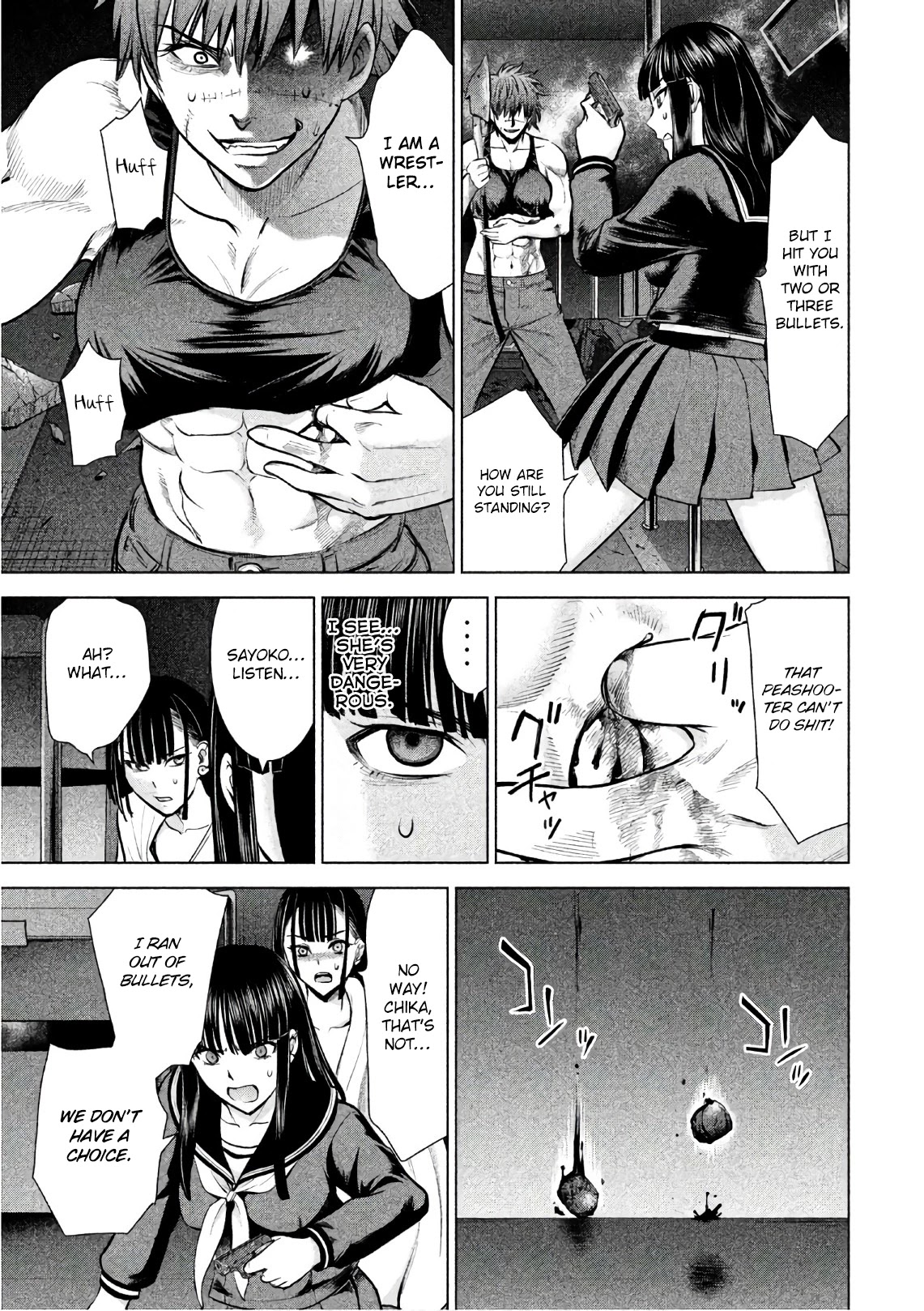 Satanofani Chapter 77 page 8 - Chapter 77: Wrestler Kanzaki