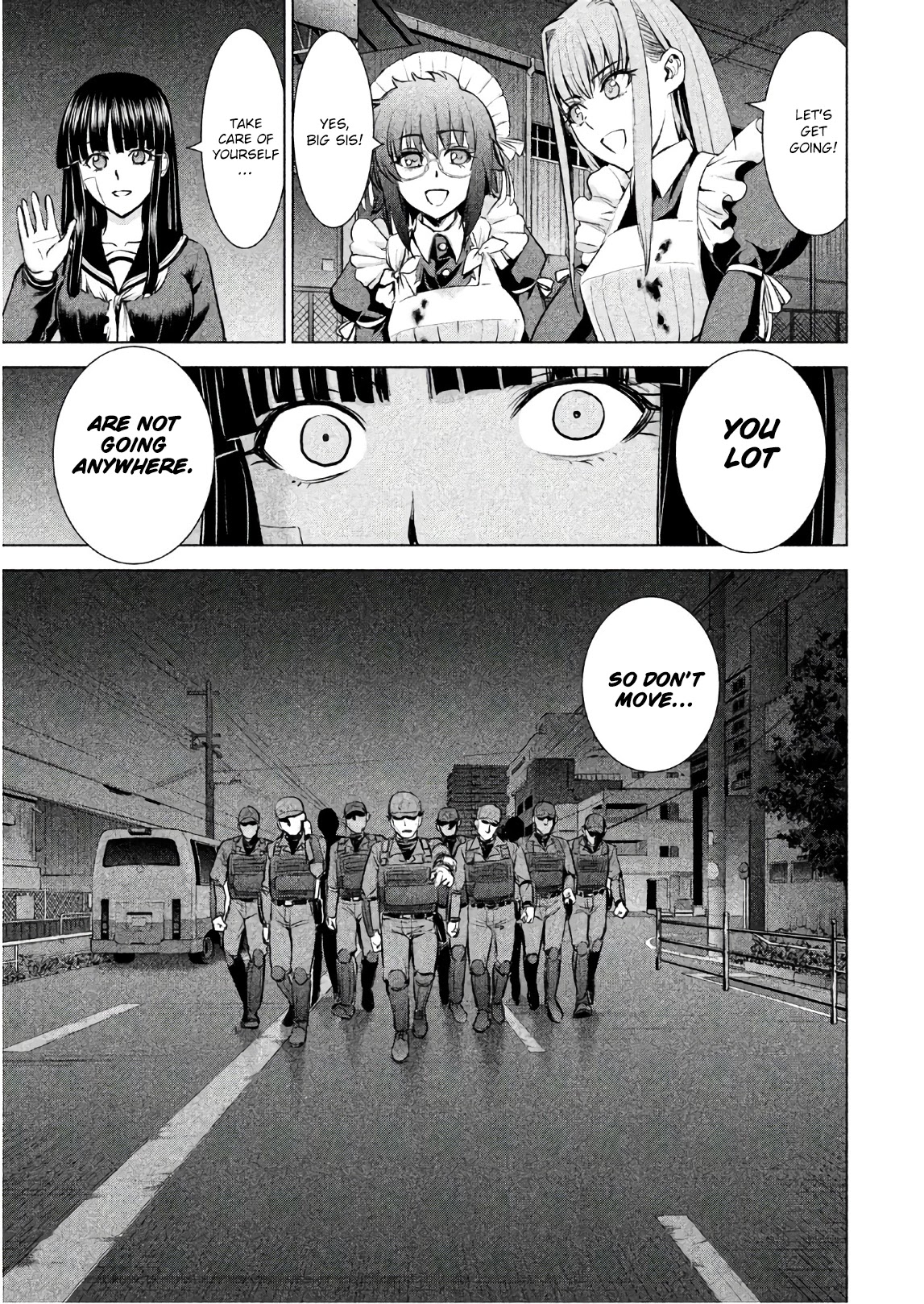 Satanofani Chapter 96 page 8 - Chapter 96: Haguro Special Task Force