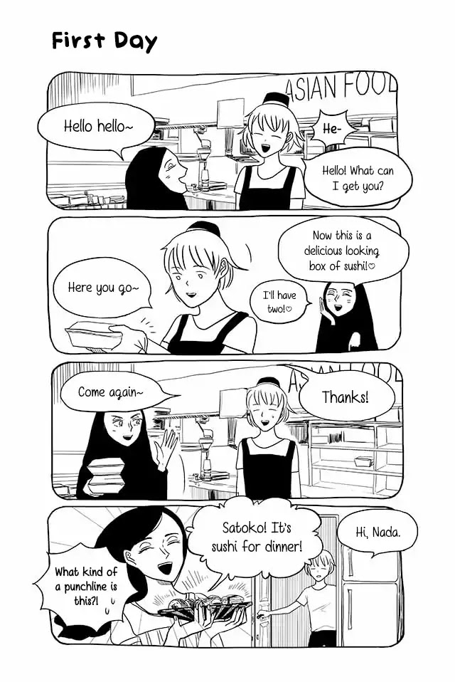 Satoko & Nada Chapter 106 page 1 - Chapter 106: First Day