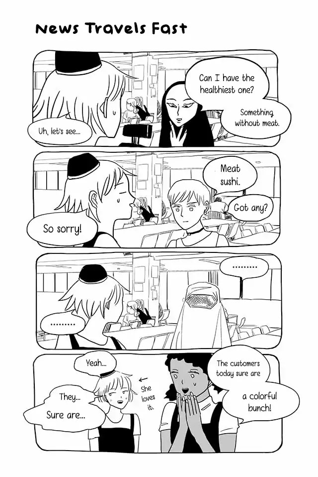 Satoko & Nada Chapter 107 page 1 - Chapter 107: News Travels Fast