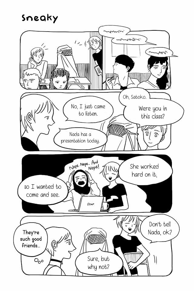 Satoko & Nada Chapter 110 page 1 - Chapter 110: Sneaky