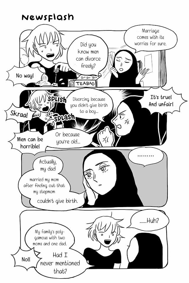 Satoko & Nada Chapter 128 page 1 - Chapter 128: Newsflash
