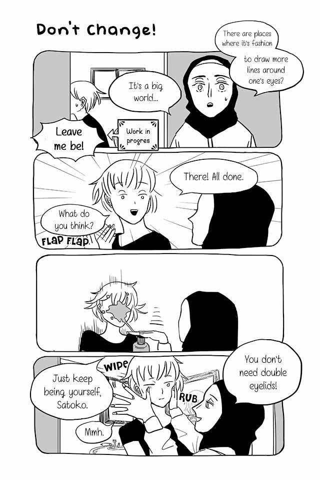 Satoko & Nada Chapter 134 page 1 - Chapter 134: Don't Change!