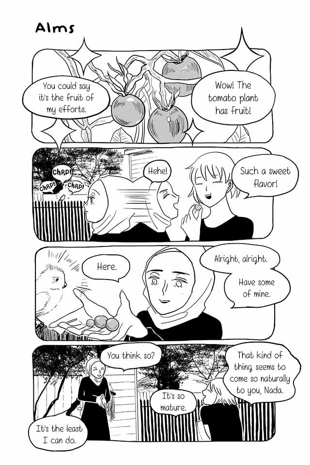 Satoko & Nada Chapter 135 page 1 - Chapter 135: Alms