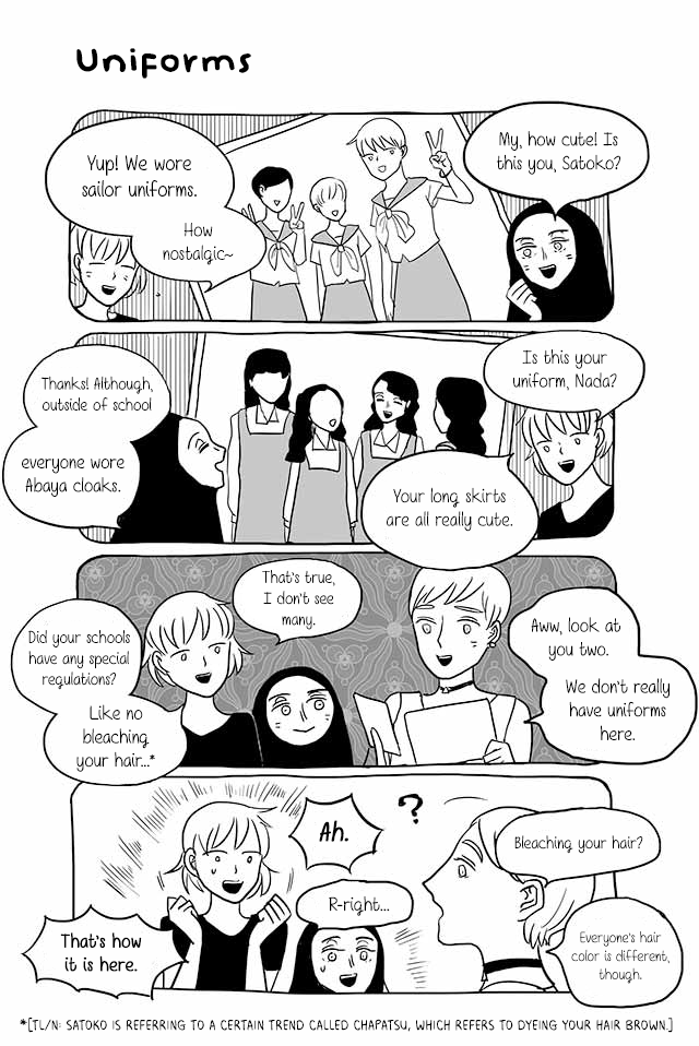 Satoko & Nada Chapter 145 page 1 - Chapter 145: Uniforms