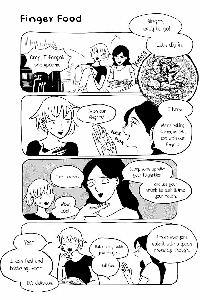 Satoko & Nada Chapter 160 page 1 - Chapter 160: Finger Food