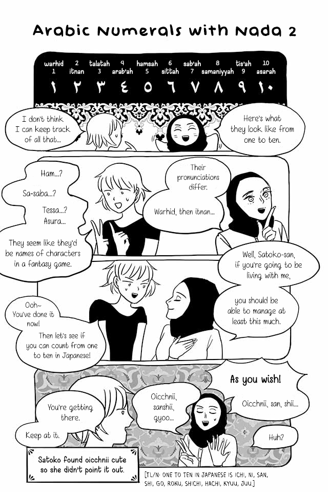 Satoko & Nada Chapter 165 page 1 - Chapter 165: Arabic Numerals with Nada 2
