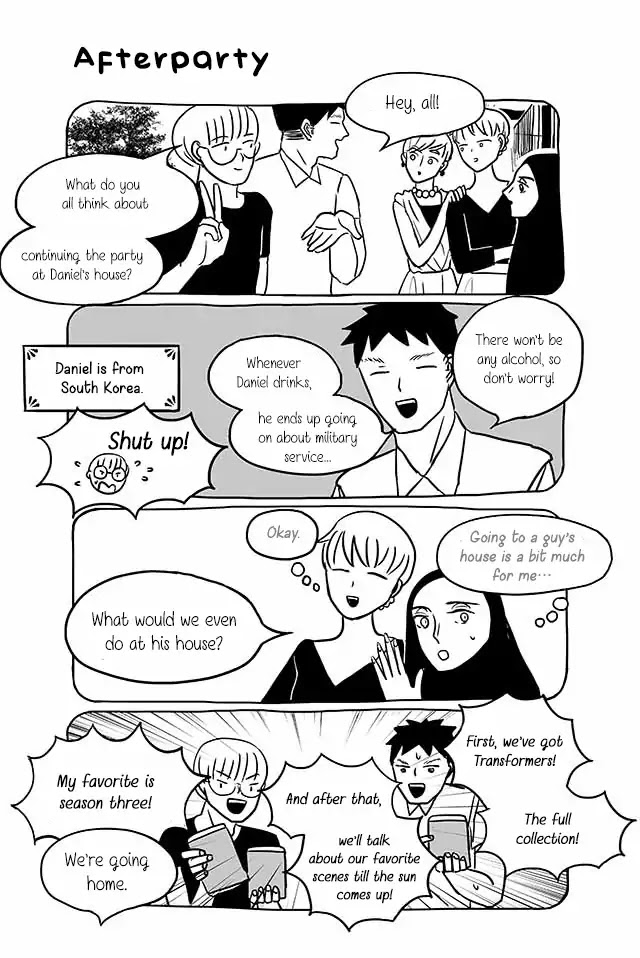 Satoko & Nada Chapter 174 page 1 - Chapter 174: Afterparty