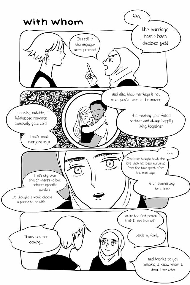 Satoko & Nada Chapter 198 page 3 - Chapter 198: With Whom