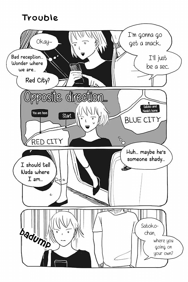 Satoko & Nada Chapter 24 page 1 - Chapter 24: Trouble