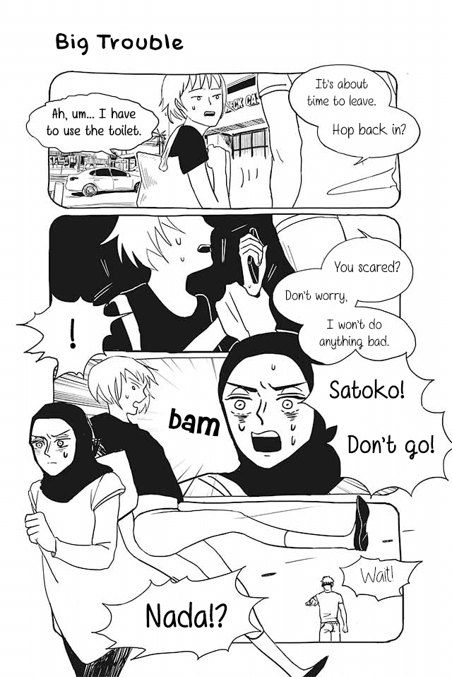 Satoko & Nada Chapter 25 page 1 - Chapter 25: Big Trouble