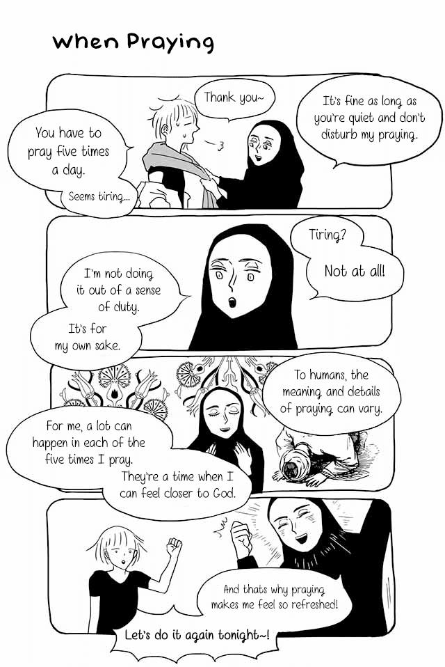 Satoko & Nada Chapter 36 page 1 - Chapter 36: When Praying