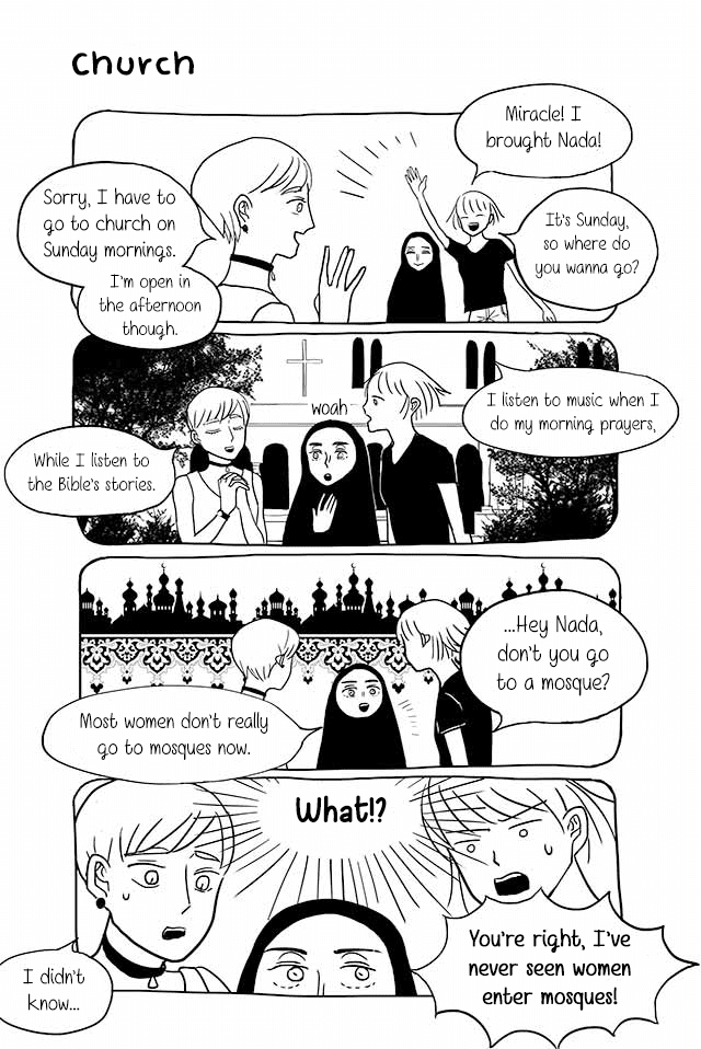 Satoko & Nada Chapter 50 page 1 - Chapter 50: Church