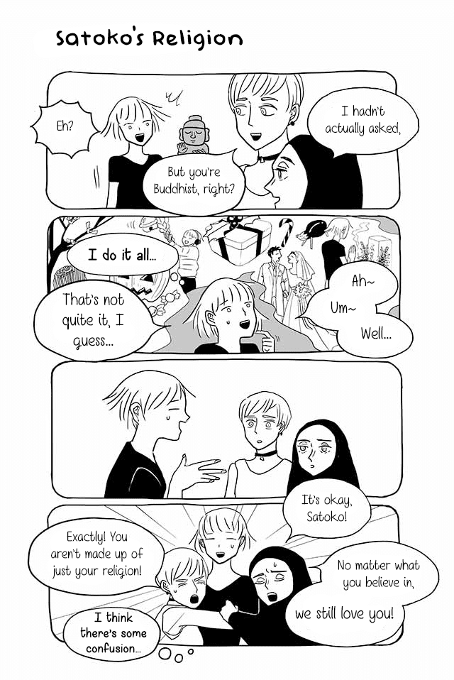 Satoko & Nada Chapter 58 page 1 - Chapter 58: Satoko's Religion